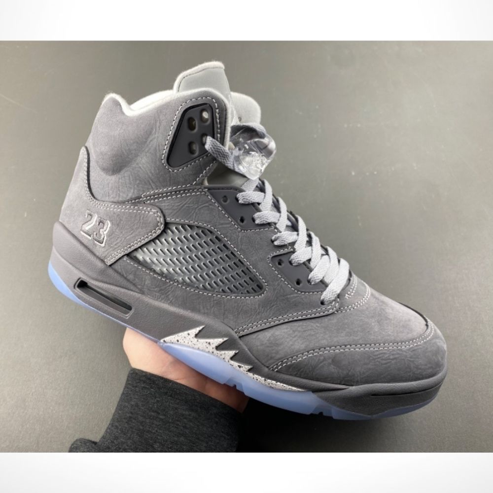 Air Jordan 5 Retro Wolf Grey image 8