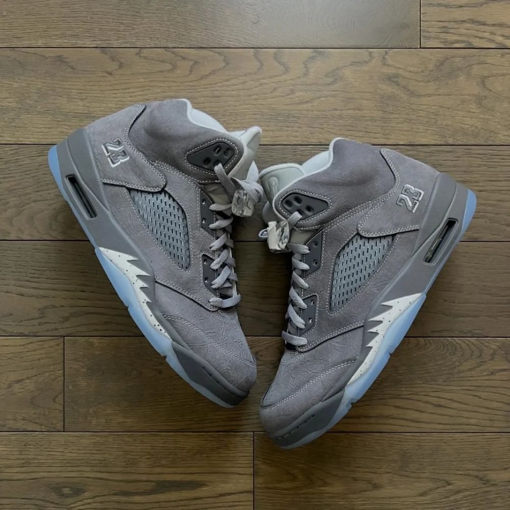 Air Jordan 5 Retro Wolf Grey image 9